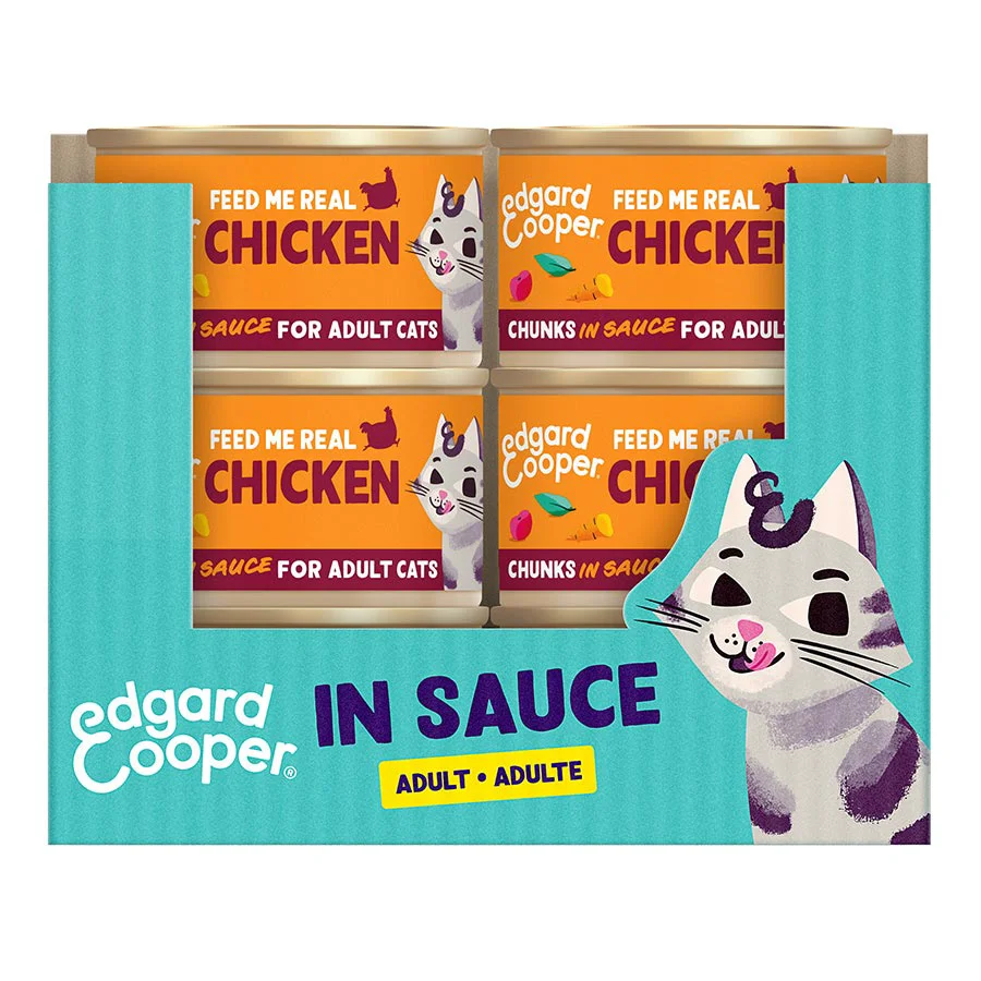 Artisan Edgard Cooper Grain Adult Cat Wet Food Chicken 18x85g Quality