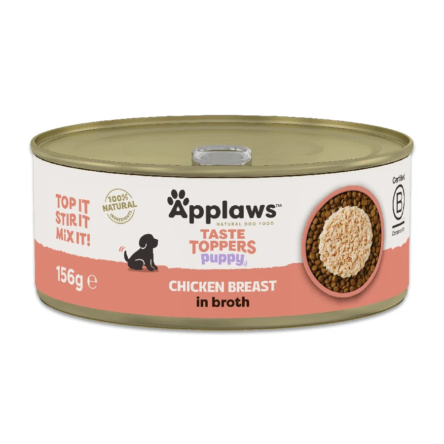 Natural Applaws Taste Topper Puppy Food Chicken Breast 156g First-Class