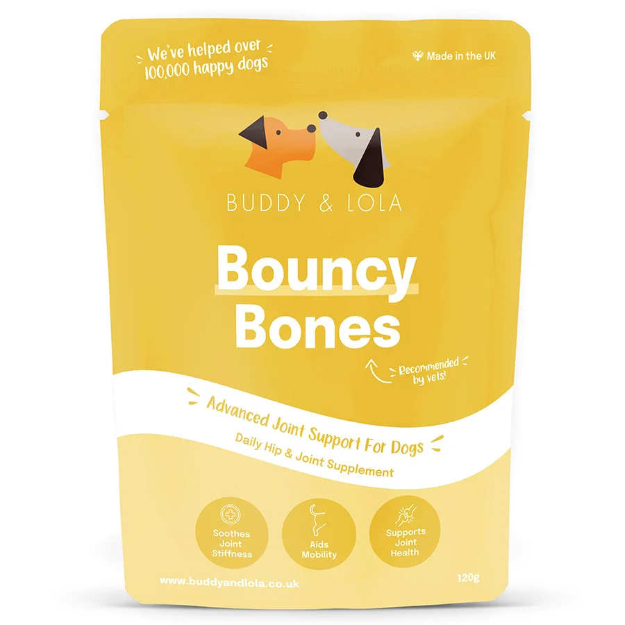 Contemporary Buddy Lola Bouncy Bones Joint Support Dogs 120g Premium
