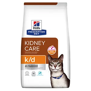 Smooth Hill x27 s Prescription Diet k d Kidney Care Dry Adult Cat Food with Tuna 1.5kg Lightweight