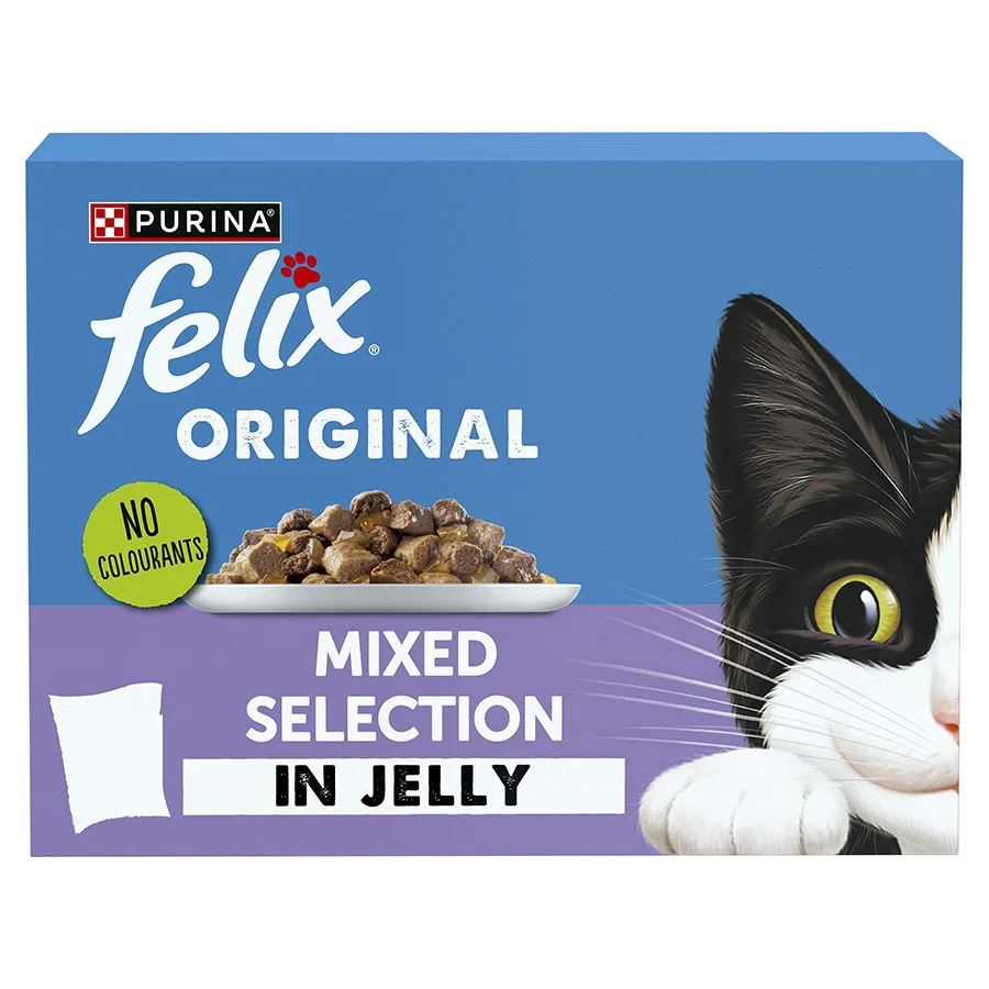High-Grade Felix Mixed Selection in Jelly Wet Adult Cat Food Reliable