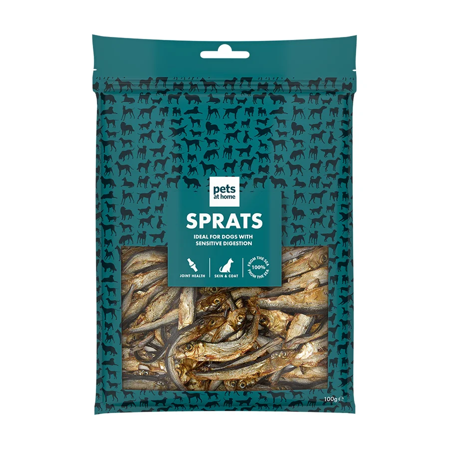 Certified Pets at Home Dog Treats Sprats Quality