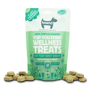 Original Design HOWND Yup You Stink Plant Based Hypoallergenic Wellness Dog Treats 100g Eco-Friendly