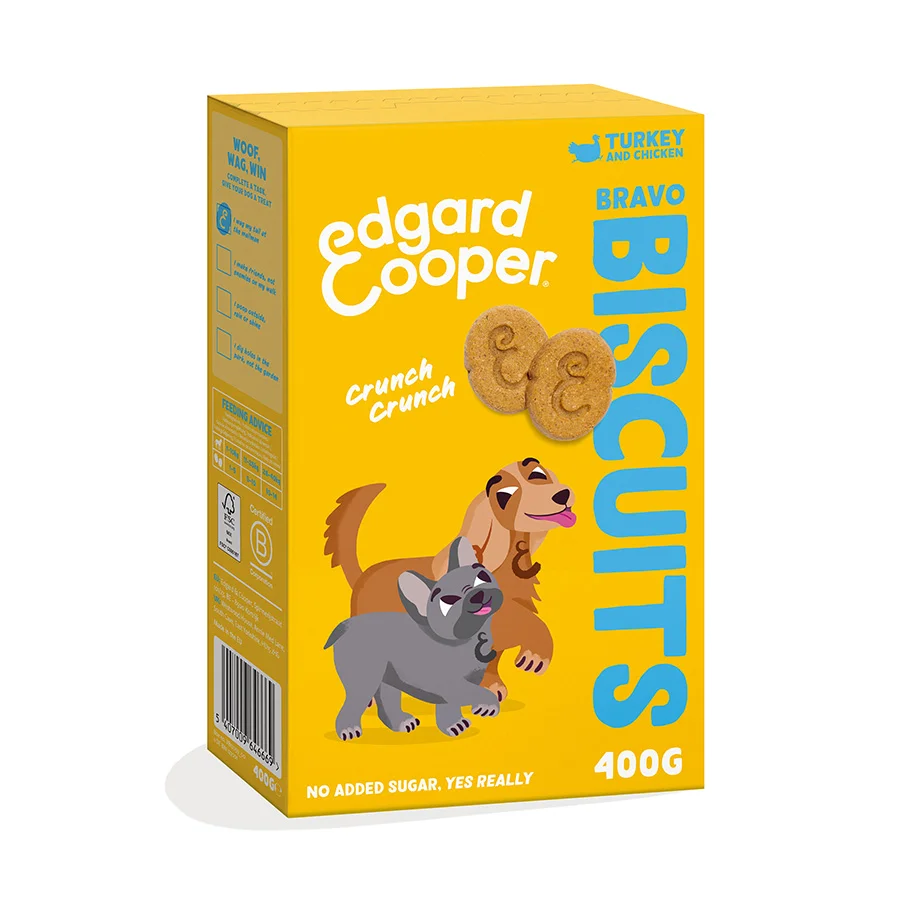 Easy-to-Use Edgard Cooper Dog Treat Biscuits Turkey 400g Effective