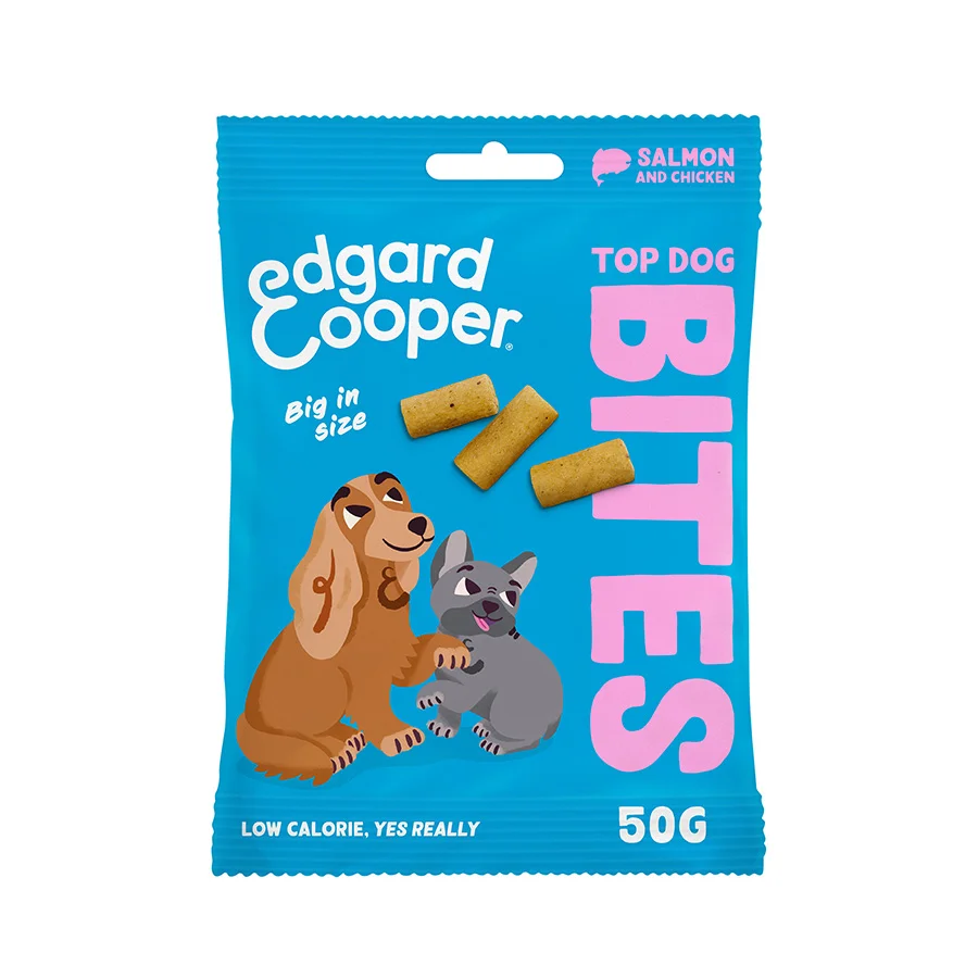 Carefully Designed Edgard Cooper Dog Treat Large Bites Salmon 50g Exclusive
