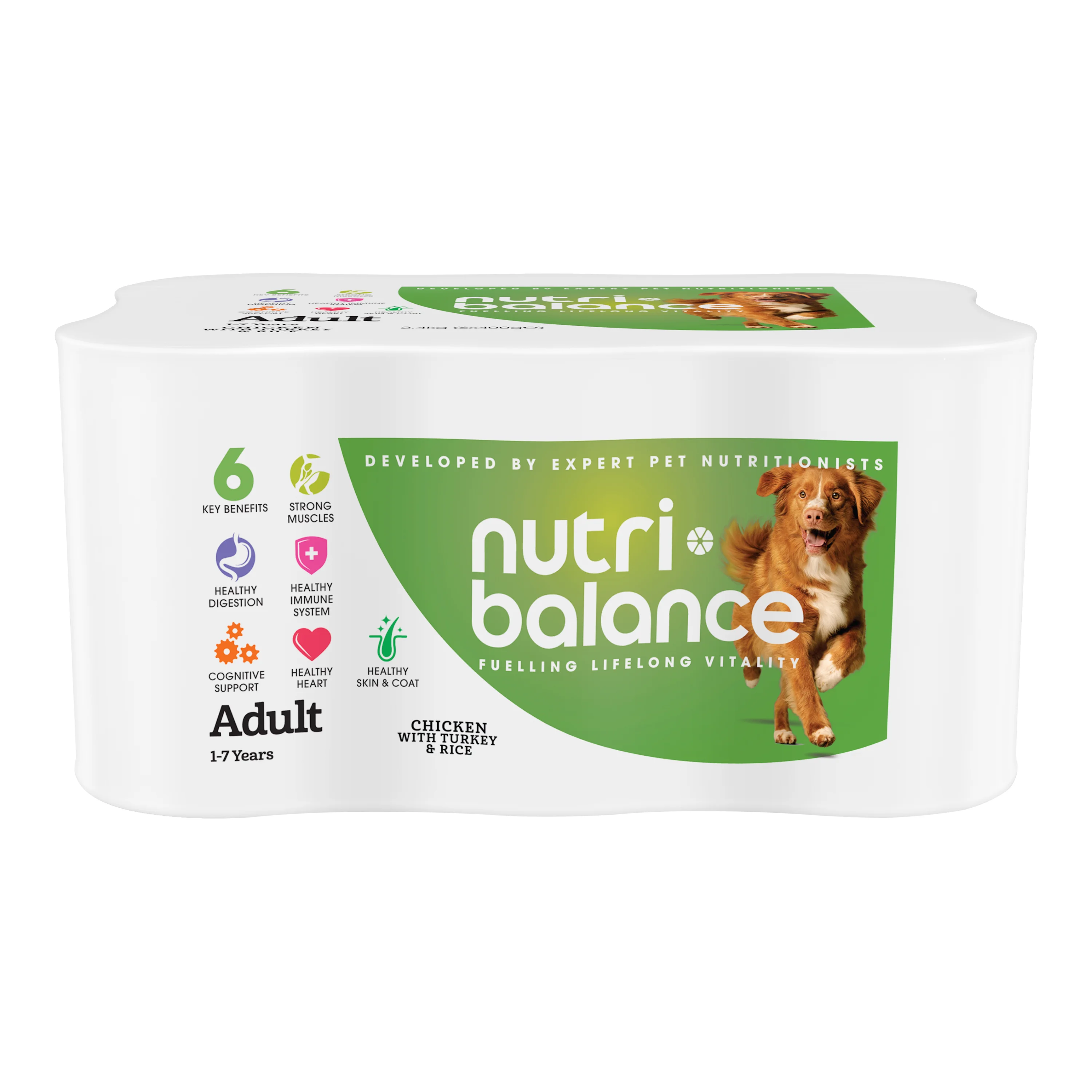 Durable nutribalance Adult Wet Dog Food Chicken with Turkey Rice Contemporary