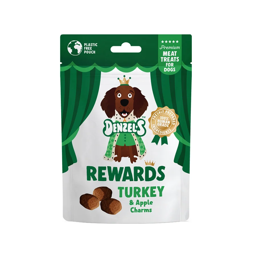 Excellent Denzel x27 s High Value Reward Dog Treats Turkey Apple 70g Soft
