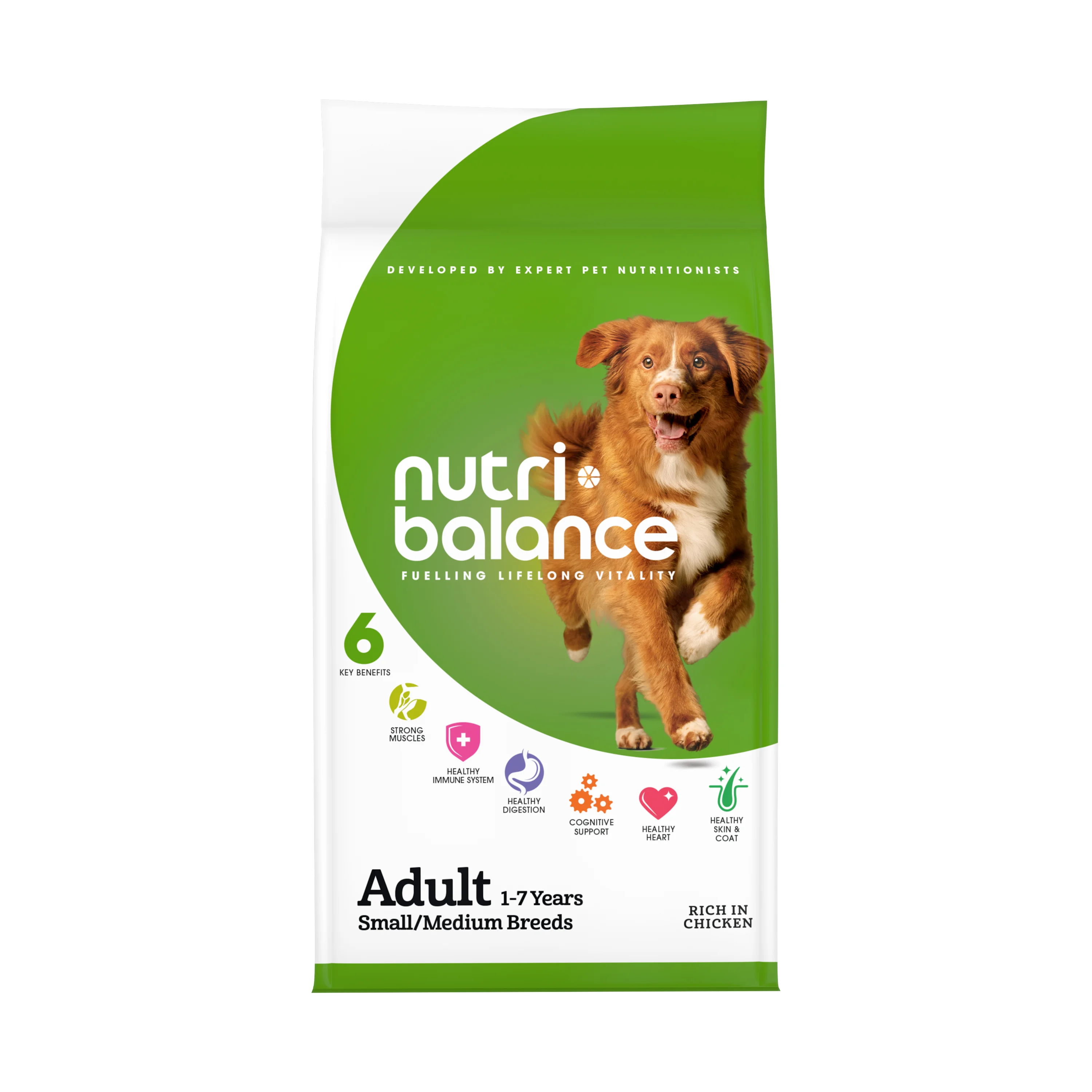 Luxury nutribalance Small Medium Breed Adult Dry Dog Food Chicken Trusted
