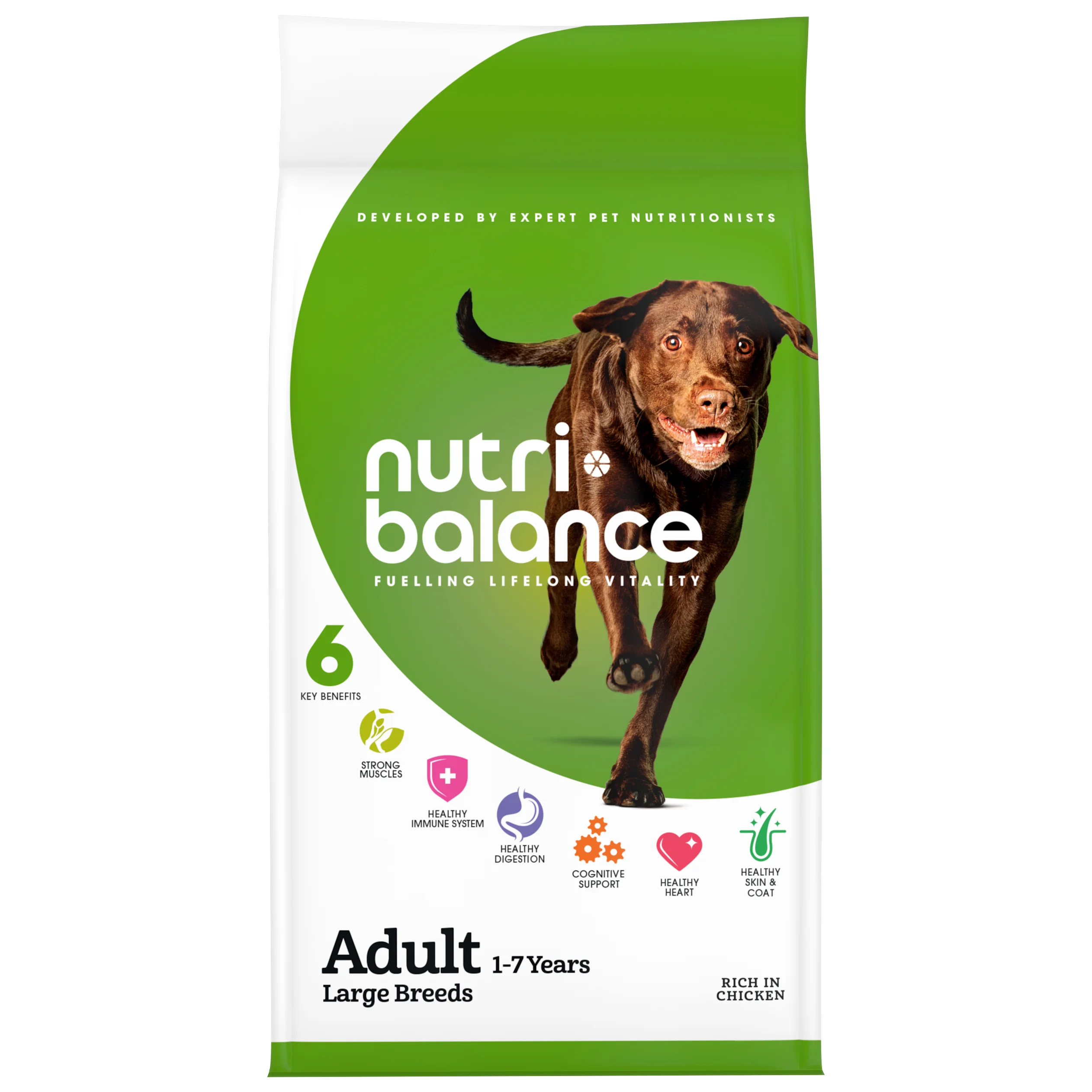 Superior nutribalance Large Breed Adult Dry Dog Food Chicken Luxury