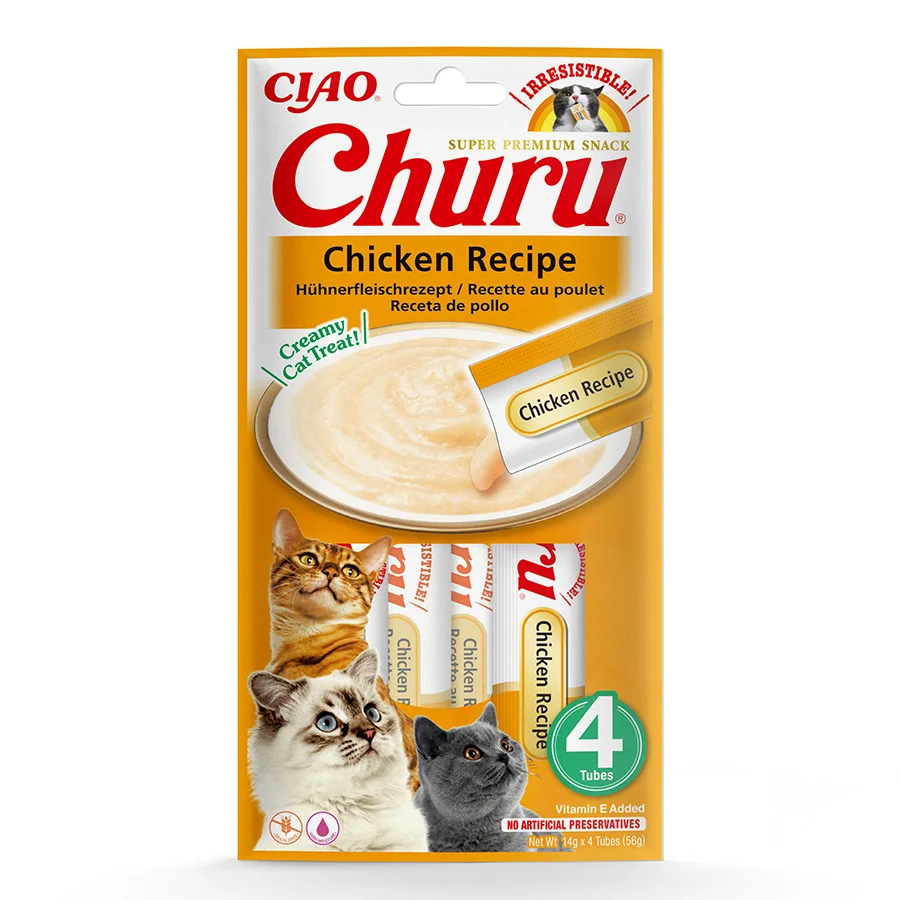 Fine Crafted Ciao Churu Cat Treat Sticks Chicken 4x14g Superior