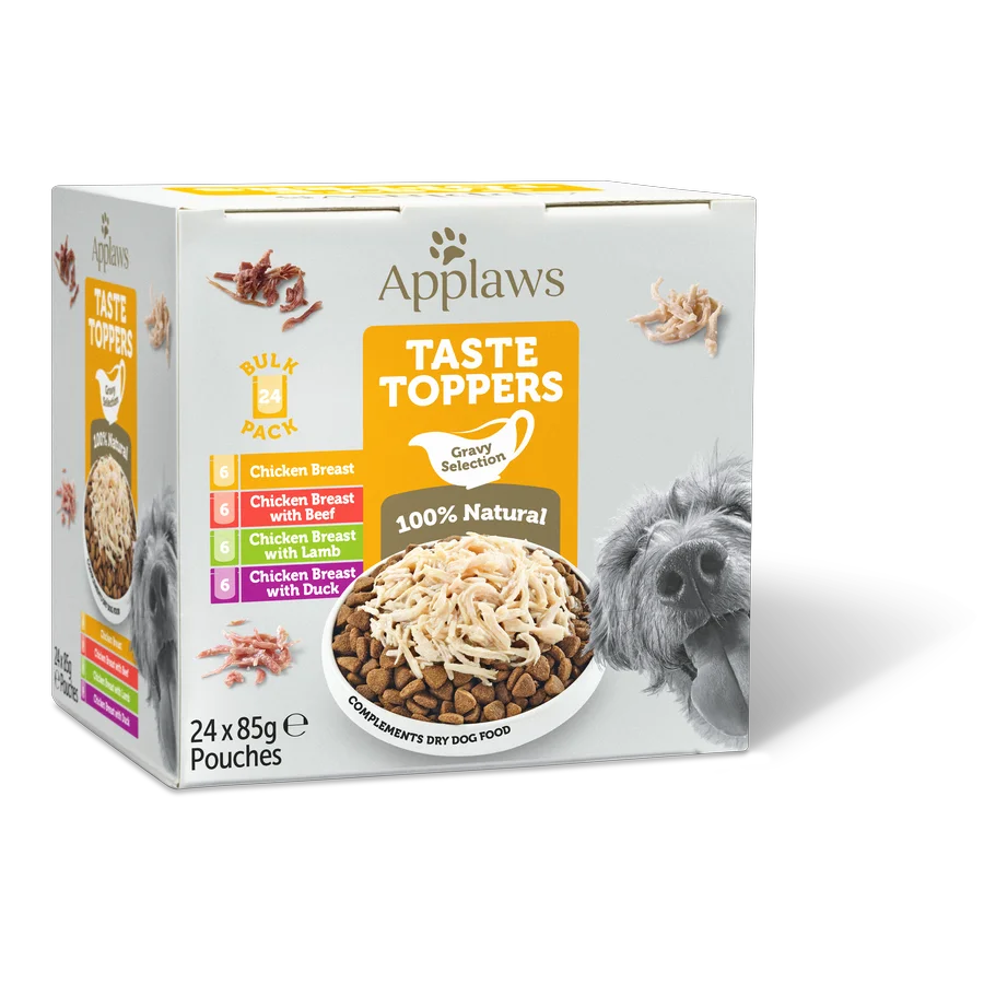 Stylish Applaws Taste Toppers Natural Adult Wet Dog Food Chicken in Gravy Selection Eco-Friendly