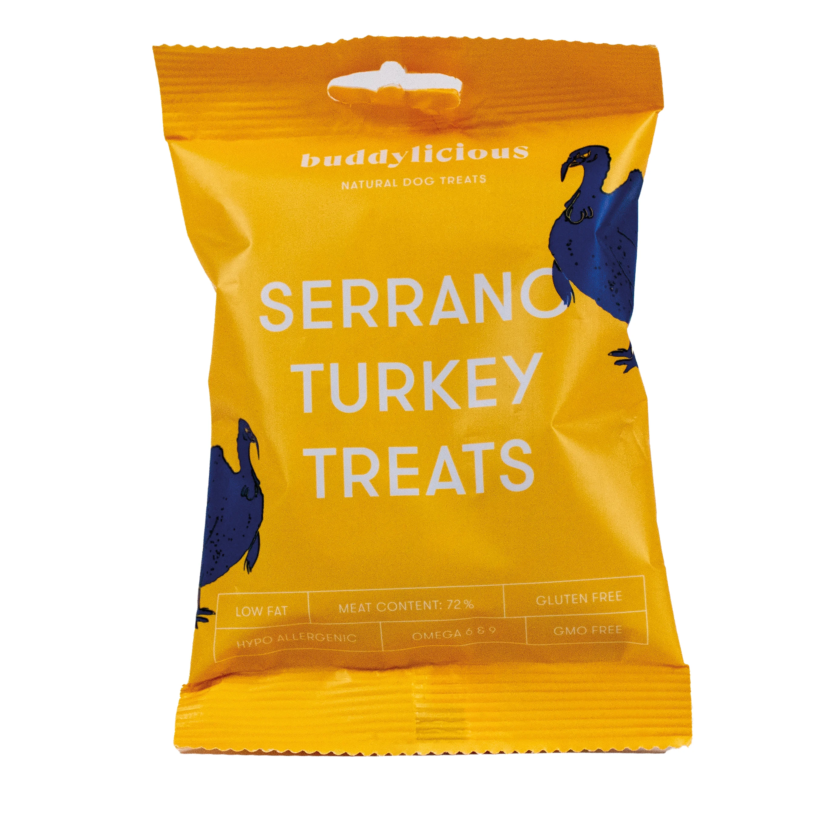 Casual Buddylicious Serrano Turkey Dog Treats 100g Organic