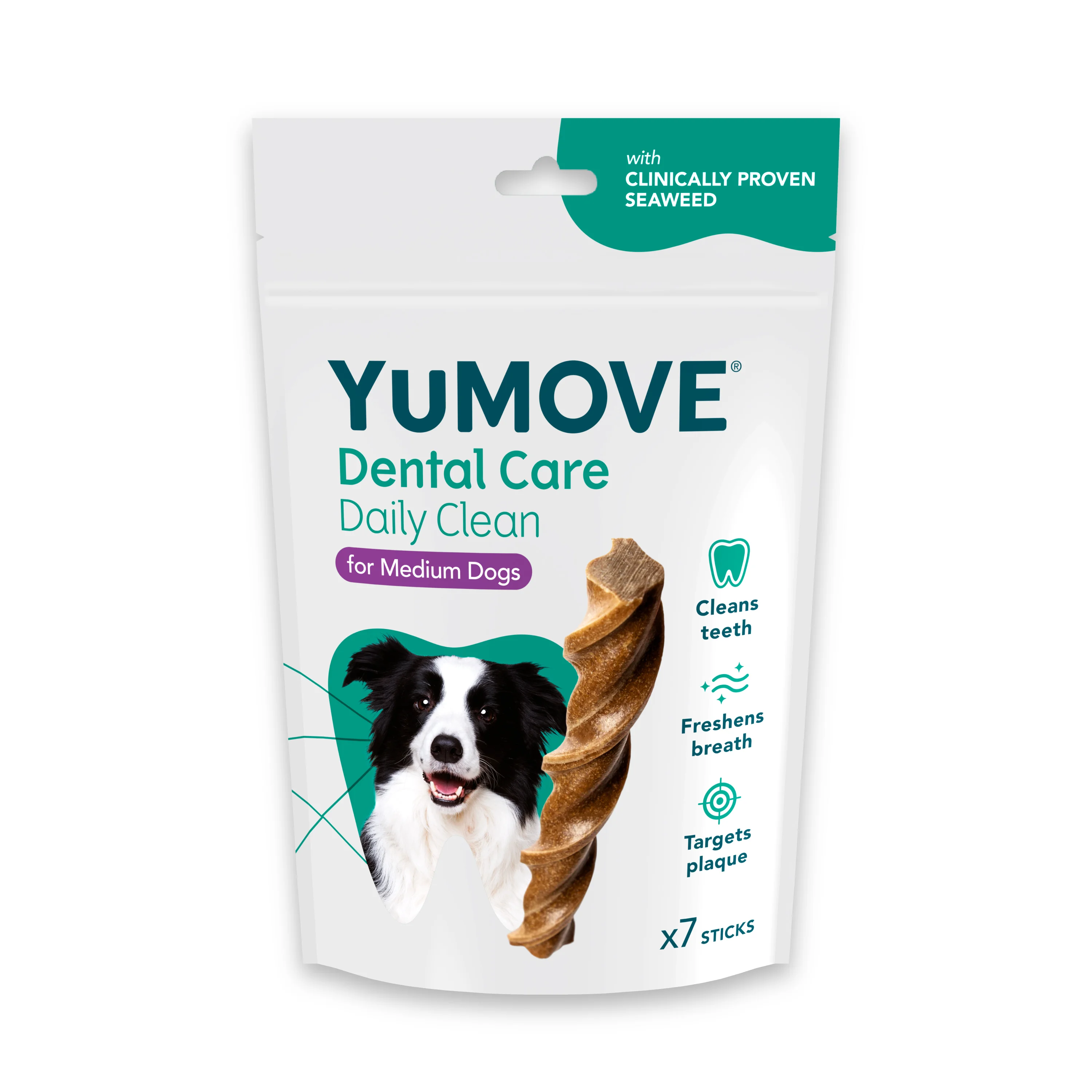 Fast YuMOVE Dental Care Daily Clean for Medium Dogs Original Design