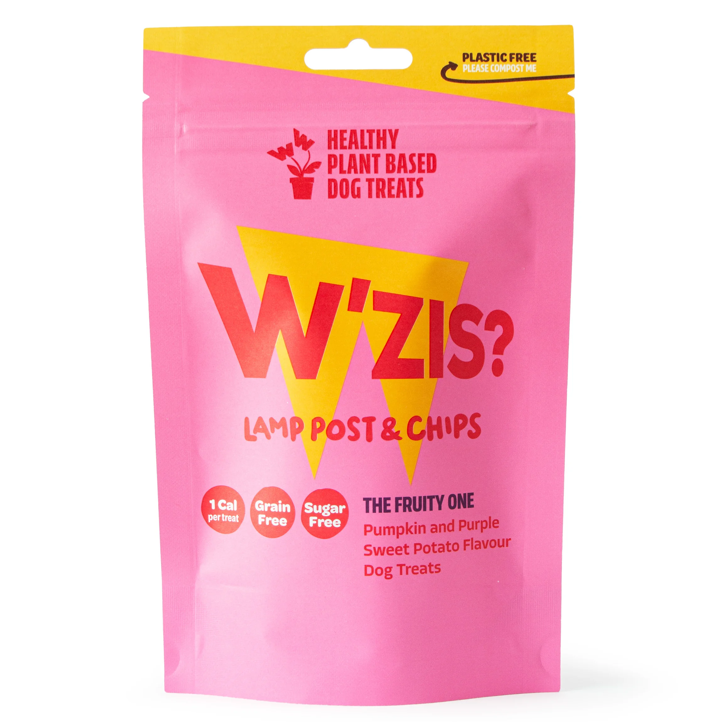 Outstanding W x27 ZIS Lamp Post Chips Dog Treats Pouch 80g Classic