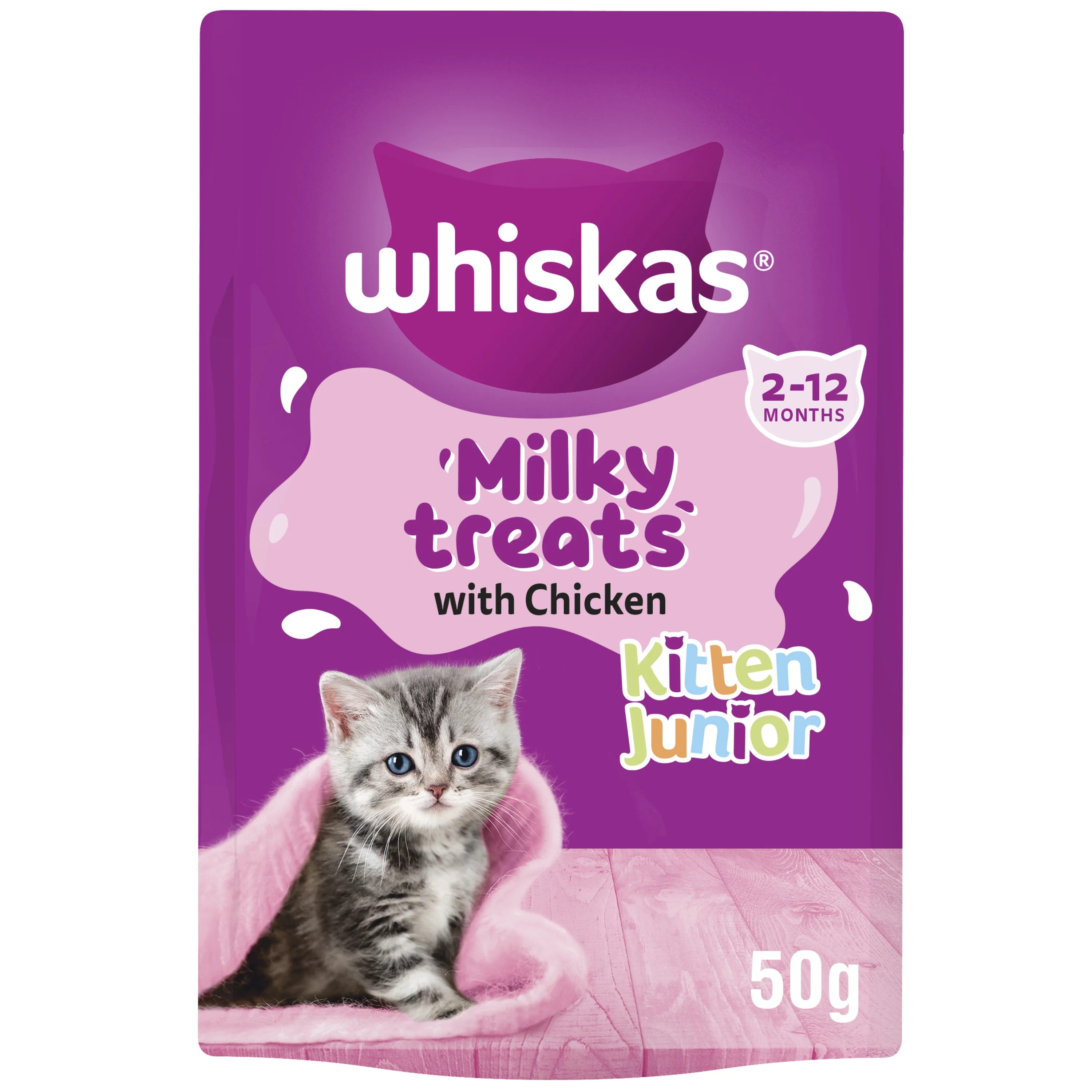 Selected Whiskas Milky Kitten Treats Original Design
